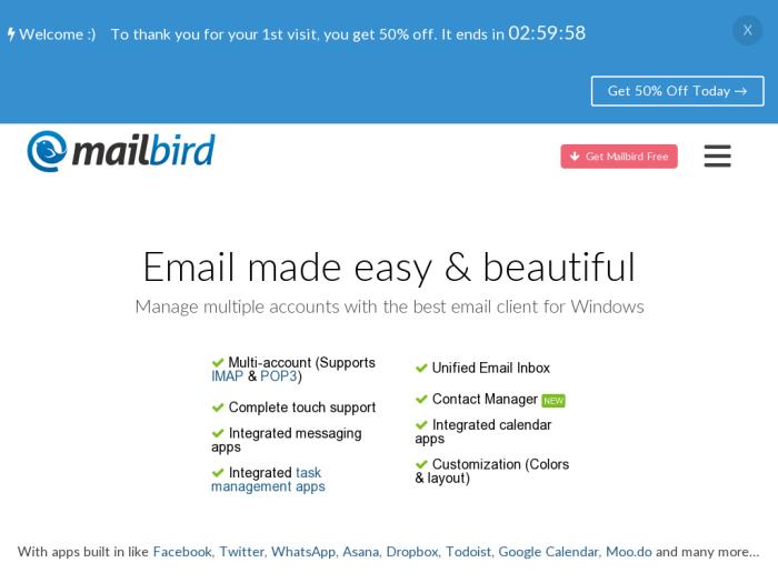 Магазин Mailbird